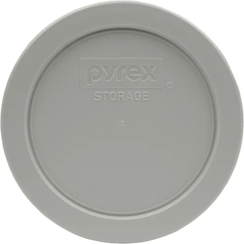 Vista 2 de Pyrex Tapa de repuesto para almacenamiento de alimentos gris azabache de 7200 unidades, 2 tazas, fabricada en Estados Unidos