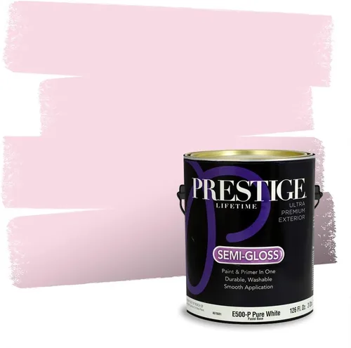 Vista 176 de Prestige Paints Pintura exterior e imprimación en uno, 1 galón, plano, coincidencia comparable de Valspar* Amber Rose*