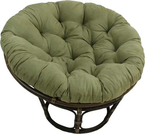 Vista 4 de Cojín de microgamuza para sillón papasan, color sólido, de Blazing Needles