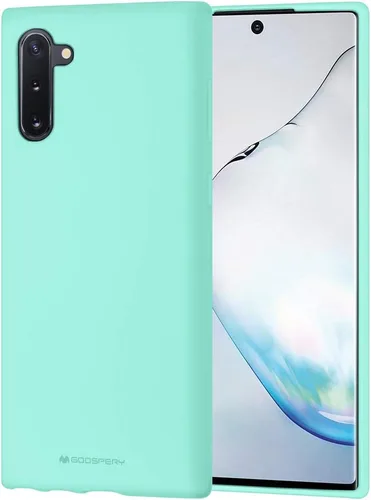 Vista 10 de GOOSPERY Soft Feeling Jelly para Samsung Galaxy Note 10 Case (2019) Cubierta de parachoques delgada sedosa (negro)