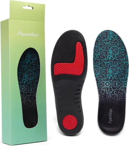 Vista 8 de Plantillas para fascitis plantar para hombres y mujeres, más de 220 libras, soporte ortopédico de apoyo resistente para aliviar el dolor, soporte