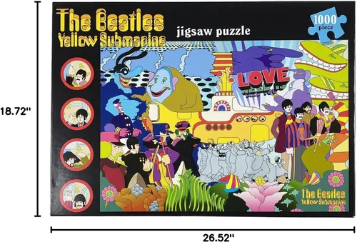 Vista 4 de Beatles Yellow Submarine (rompecabezas de 1000 piezas)