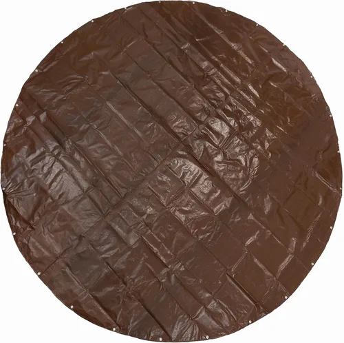 Vista 8 de GUARD SHIELD Lona redonda impermeable resistente negra de 8 pies, cubierta para piscina inflable al aire libre, tela de suelo para debajo
