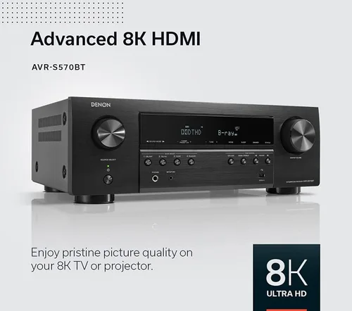 Vista 7 de Paquete de sistema de cine en casa Polk Dolby Atmos con Denon AVR-S570BT
