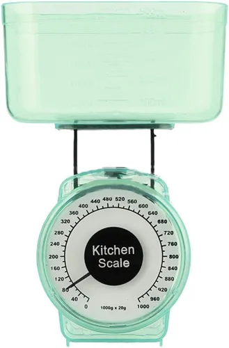 Vista 2 de Báscula de cocina pequeña báscula mecánica para pesar alimentos Colores fáciles de usar Escala aleatoria