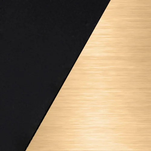 Vista 7 de Design House 582734-BGD Kelton - Gancho para bata, color negro mate, dorado satinado