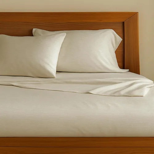 Vista 10 de BedVoyage Cozy Sheets Queen - Juego de sábanas de 50% viscosa de bambú y 50% mezcla de algodón, ropa de cama suave y transpirable, bolsillo profundo
