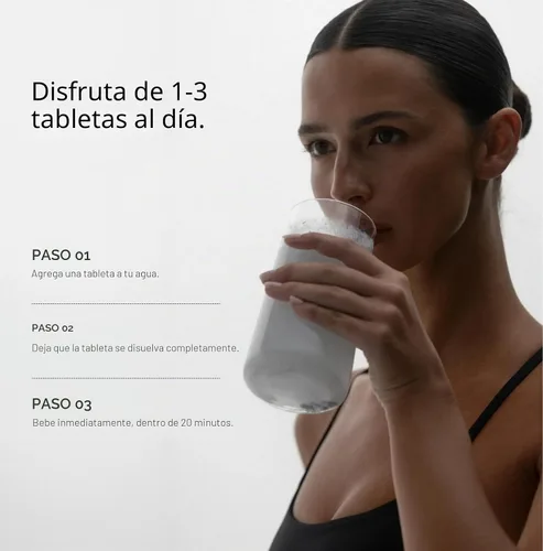 Vista 5 de H2Tab Tabletas para beber agua de hidrógeno molecular, 12 PPM Apoya la recuperación muscular, el metabolismo, la salud celular, cerebral