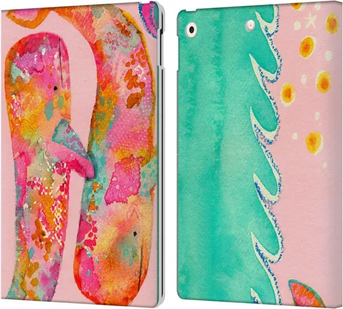 Vista 9 de Head Case Designs Wyanne - Funda de piel con licencia oficial de Wyanne Blue Watercolour Bear Animals 2, compatible con Apple iPad 10.2