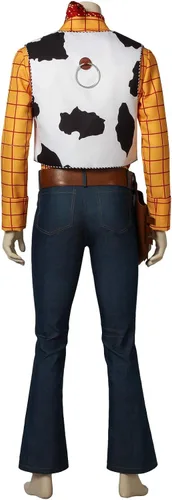 Vista 6 de LILLIWEEN Cowboy Costume Sheriff Halloween Cosplay Uniform Fancy Dress for Adults
