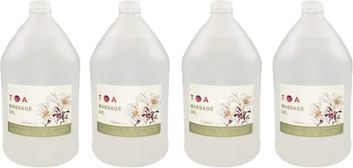 Vista 7 de TOA Aceite mineral Body Spa Masaje para terapeutas Botella de galón sin perfume (2 GLLONS)