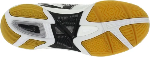 Vista 4 de Mizuno Zapatos de voleibol Wave Rally 4 para mujer, BlancoNegro