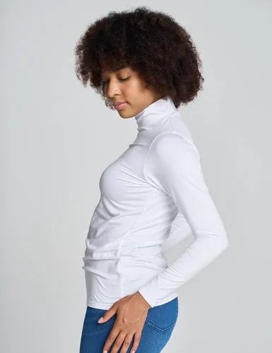 Vista 4 de LAPASA Women Mock Neck Thermal Underwear Top Undershirt Lightweight Midweight Fleece Lined Long Sleeve Base Layer L87L89