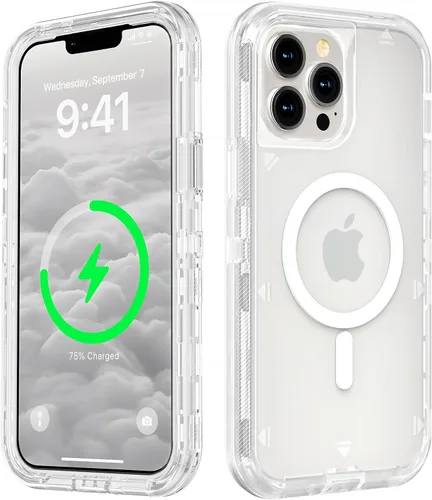 Vista 50 de Follaroma Funda para iPhone 11, Compatible con MagSafe, Fundas de Teléfono de Protección Resistente a Prueba de Golpes de Servicio Pesado
