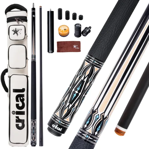 Vista 16 de CRICAL Carbon Fiber Pool Cue Set, Low Deflection, Pro Taper Shaft, 58 Inch