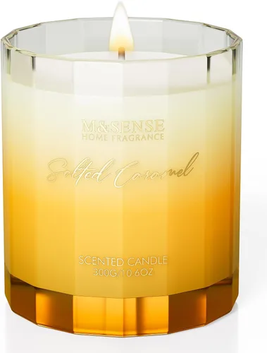 Vista 12 de M&SENSE Velas perfumadas de pomelo para el hogar, 10.6 onzas, 60 horas, velas de soja natural no tóxicas en vidrio de larga duración de combustión