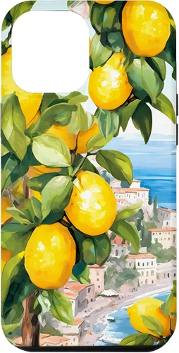 Vista 26 de iPhone 16 Costa de Amalfi con limones de Amalfi del Mar Mediterráneo