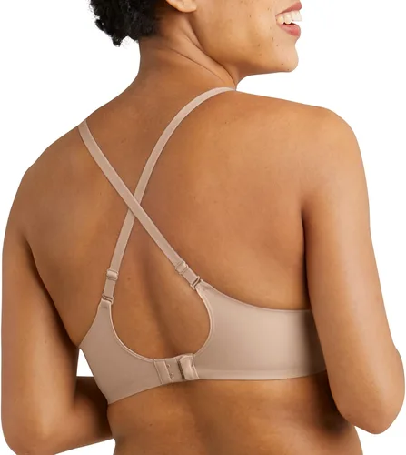 Vista 4 de Maidenform Women's One Fab Fit Wireless Demi Bra with Convertible Straps and Lightly Lined Cups