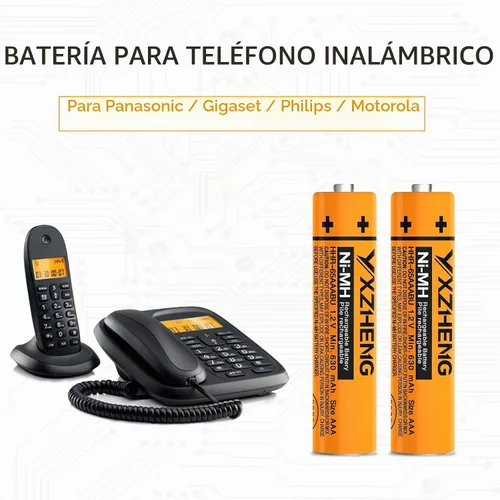 Vista 4 de Batería AAA 8PCS 1.2V 630mAh NI-MH recargable