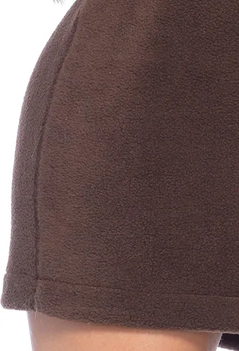 Vista 4 de Leg Avenue - Vestido de forro polar con cremallera para mujer