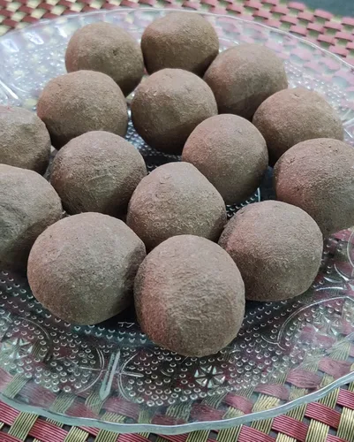 Vista 3 de Bolas de arcilla tostada gris (cereza roja) 200 GMS Rojo
