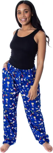 Vista 3 de Peanuts - Pantalones de pijama para hombre, diseño de personajes