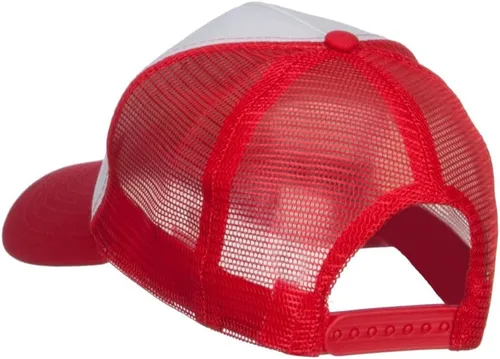 Vista 3 de Ash Ketchum Poke Ball Gorra de malla bordada Blanco rojo