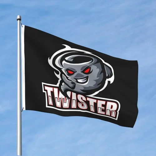 Vista 2 de Cool Tornado Flag 4x6 Ft Double Sided Flag Durable Outdoor Flags Patio Banners Indoor Decorative Flag Funny Flags 4by6 Flags