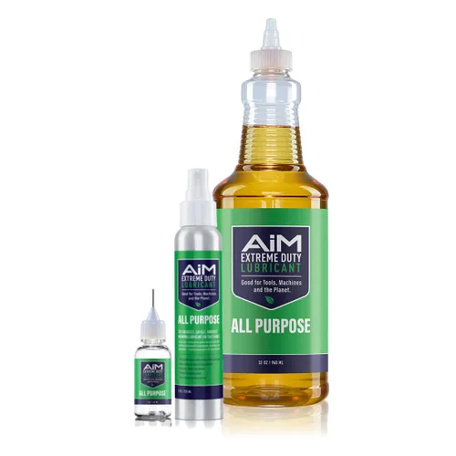 Vista 11 de Planet Safe AIM - Lubricante de servicio extremo, 1 onza, fabricado en los Estados Unidos, no tóxico, inodoro, multiusos para el hogar, garaje