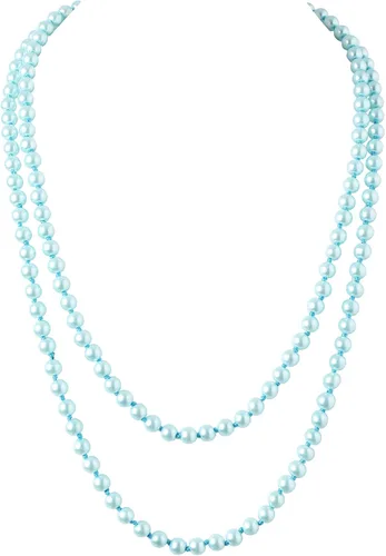 Vista 49 de BABEYOND - Collar de perlas sintéticas estilo art deco de la década de 1920, collar de perlas largas para fiesta de disfraces de estilo Gatsby