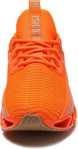 Vista 4 de TSIODFO - Tenis deportivos de moda para mujer, tenis antideslizantes para caminar y correr
