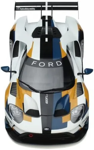 Vista 9 de GT Spirit Ford GT MK II 2020, blanco GT290 - Coche de juguete modelo de resina a escala 1/18