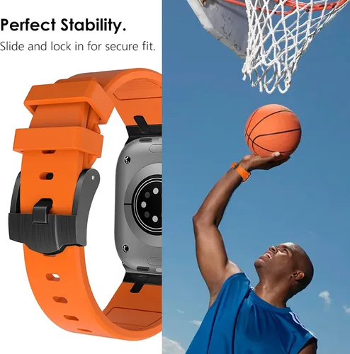 Vista 9 de WINGLE AP - Correas de lujo para Apple Watch Band Ultra 3/2/1 Band Ultra 1.929 in Series 11 10 1.811 in 1.772 in 1.732 in 1.654 in SE 3/2/1 Series 9