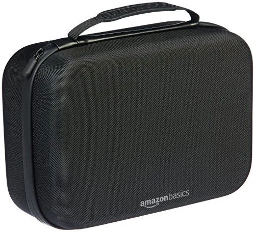 Vista 3 de Tienda Basics Hard Shell Travel and Storage Case For Nintendo Switch & OLED Switch, Black, 12 x 4.8 x 9 Inches