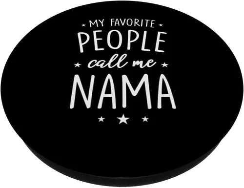 Vista 2 de Nama Gift: My Favorite People Call Me Nama PopSockets - Agarre y soporte para teléfonos y tabletas, Negro