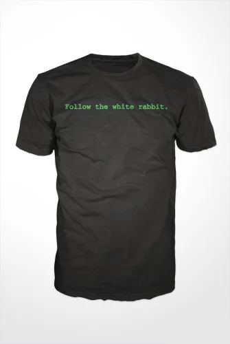 Vista 2 de Sigue al conejo blanco - Camiseta Matrix