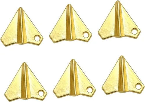 Vista 8 de EXCEART 100 piezas de medallón de oro colgante de aleación colgante colgante de joyería colgante colgante colgante DIY colgantes colgantes vintage