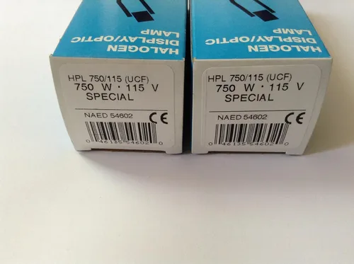 Vista 2 de OSRAM SYLVANIA Pantalla halógena/lámpara óptica HPL 750W/115V (paquete de 2)