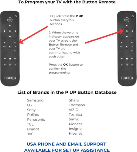 Vista 9 de Function101 F101-ATVRM Control remoto de botón de reemplazo para Apple TV Conectividad infrarroja 2 pilas AAA incluidas