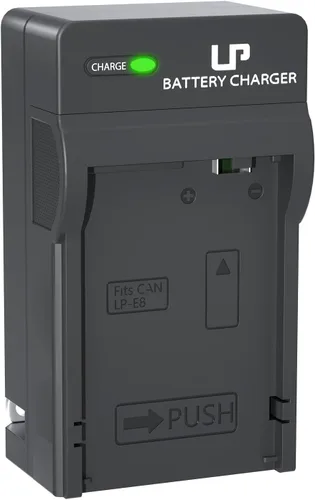 Vista 8 de LP Batería de repuesto E8, paquete de 2 baterías E8 de 1900 mAh para cámara digital Canon EOS Rebel T2i, T3i, T4i, T5i, EOS 550D, EOS 600D, EOS