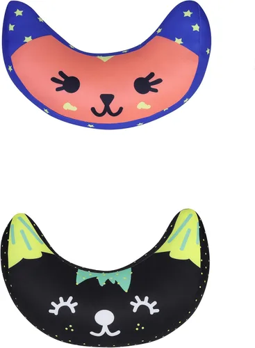 Vista 7 de Funda de almohada para cinturón de seguridad de automóvil para niños, almohadilla protectora de hombro y cuello, almohadilla suave para cinturón