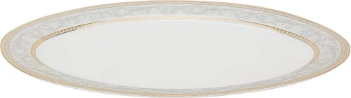 Vista 3 de Lorren Home Trends Juego de vajilla de porcelana de 57 piezas, Giada, servicio para 8
