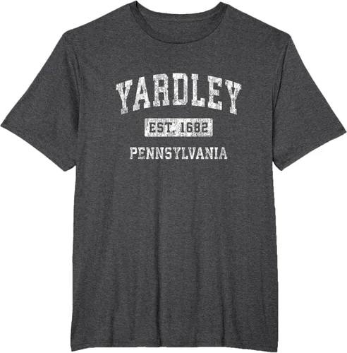 Vista 22 de Yardley Pennsylvania PA - Camiseta de manga corta, diseño deportivo