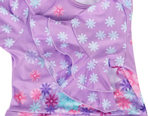 Vista 3 de HenzWorld Disfraz de Mirabel para niñas vestido mágico de la familia IsabelaMadrigalPepa disfraz de dibujos animados traje de fiesta
