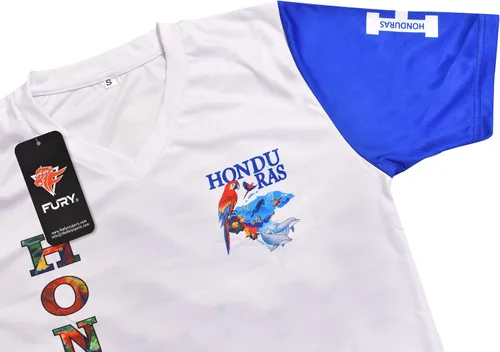 Vista 10 de Fury Camiseta de Fútbol Honduras - Honduras Camiseta de Fútbol Honduras Jersey HombresMujeresMujeresUnisex