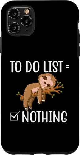 Vista 12 de To Do List - Sleeping Sloth Wildlife Animal Lover Zookeeper Case for iPhone 15