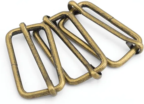 Vista 34 de CooBigo Paquete de 25 hebillas deslizantes ajustables de metal de 1 pulgada, ajustador rectangular Tri-Glide, deslizador de correa de tirantes