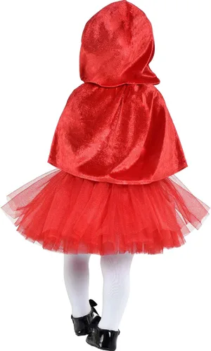 Vista 6 de Party City Disfraz de Halloween de Little Red Riding para bebés, Varios