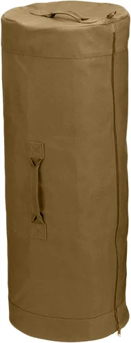 Vista 7 de Rothco Bolsa de lona con cremallera lateral – Almacenamiento de equipo de camping al aire libre resistente Negro