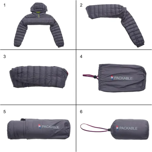 Vista 6 de Rokka&Rolla Chaqueta acolchada ultraligera y plegable para niños